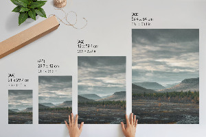 Art print Mountain valley
