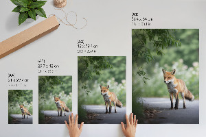Art print Fox in nature