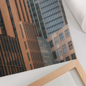 Wall art featuring modern architecture
