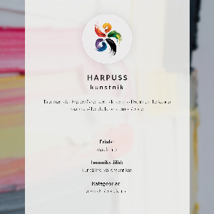 Art print Colorful strokes