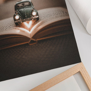 Art print A book about adventure