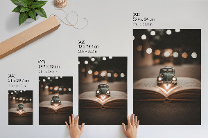 Art print A book about adventure