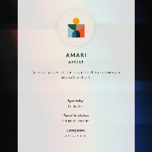 Wall print Colorful abstraction