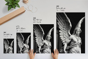 Decorative poster featuring an angelic figure