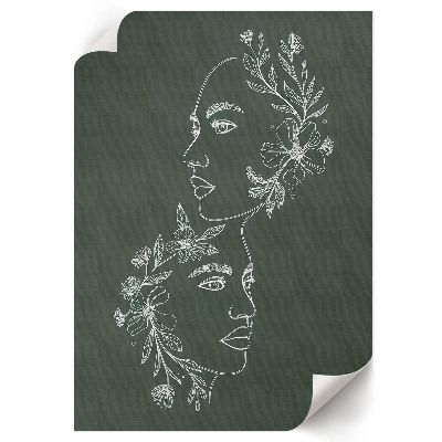 Wall print Floral portraits