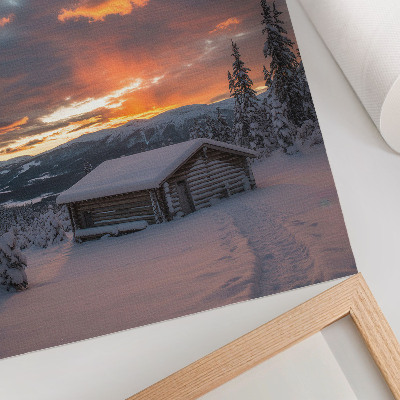 Poster Winter landscape