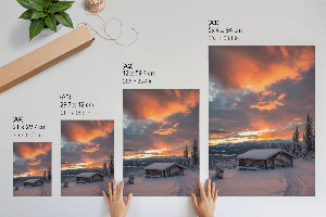 Poster Winter landscape
