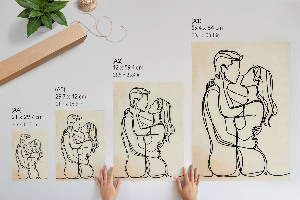 Art print Love lineart