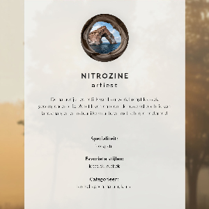 Wall print Foggy Alley