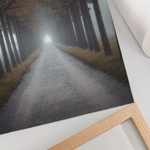 Wall print Foggy Alley