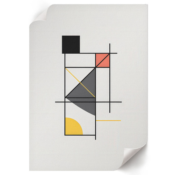 Decorative poster Stylish geometry