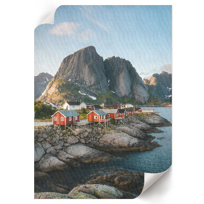 Wall art Mountain settlement