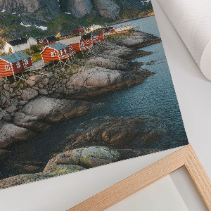 Wall art Mountain settlement