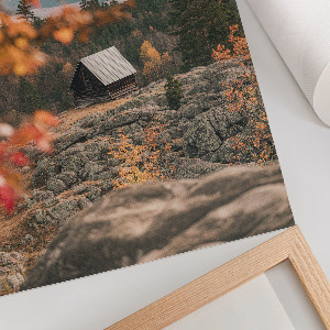 Autumn scenery art print