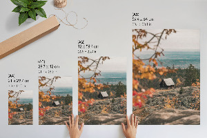 Autumn scenery art print