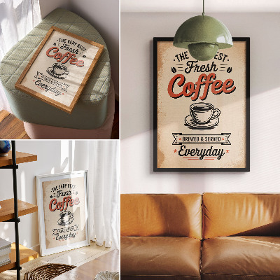 Poster Vintage coffee poster