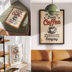 Vintage coffee poster