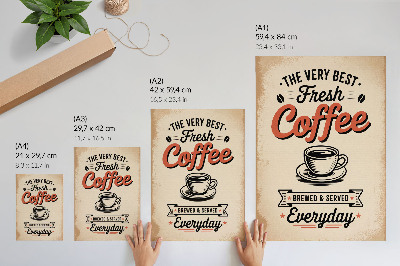 Poster Vintage coffee poster