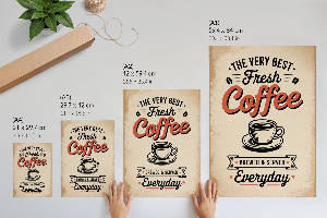 Vintage coffee poster