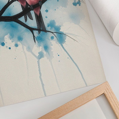 Art print Watercolor birds