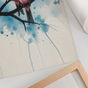 Art print Watercolor birds