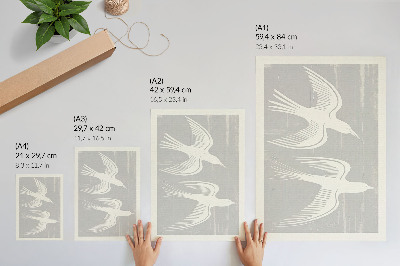 Wall print Minimalist birds