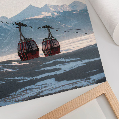 Decorative poster Winter landscape