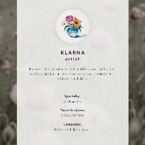 Poster Romantic flowers