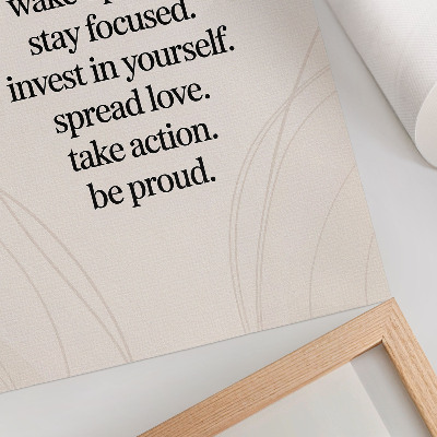 Wall print Everyday motivation