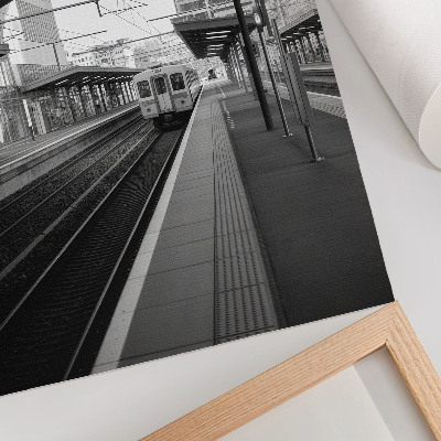 Decorative poster City station