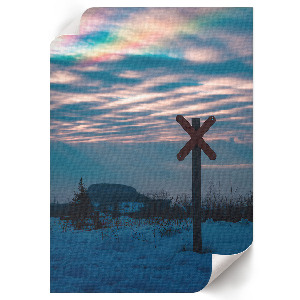 Art print Winter landscape