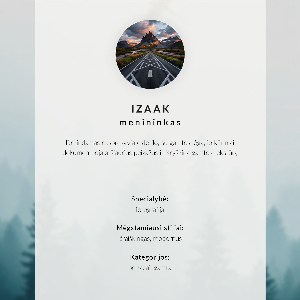 Art print Winter landscape