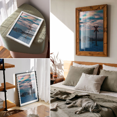 Art print Winter landscape