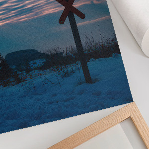 Art print Winter landscape