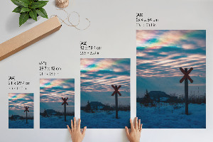 Art print Winter landscape