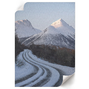 Winter landscape wall print
