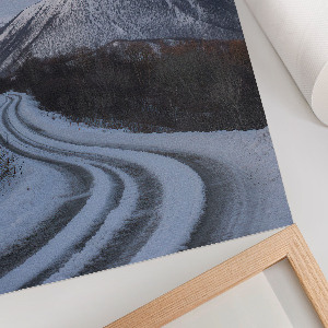 Winter landscape wall print