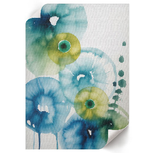 Art print with colorful spots