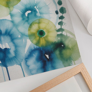 Art print with colorful spots