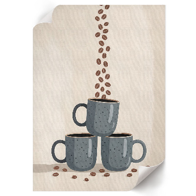 Wall art Coffee cups