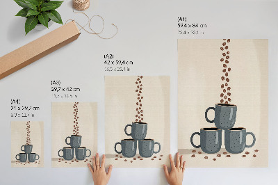 Wall art Coffee cups