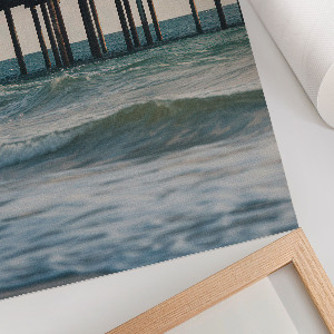 Poster with a seaside view