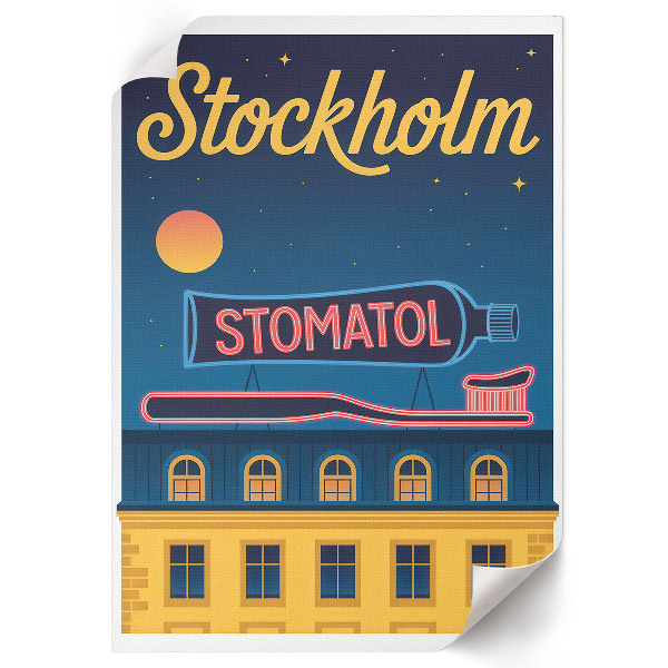 Art print Stockholm poster
