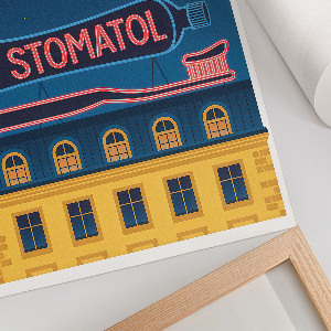 Art print Stockholm poster