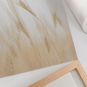 Decorative poster featuring ears of grain