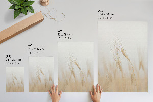 Decorative poster featuring ears of grain