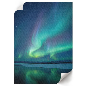 Poster featuring the Northern Lights