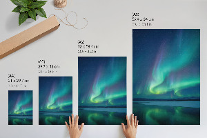 Poster featuring the Northern Lights