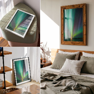Wall art Northern lights