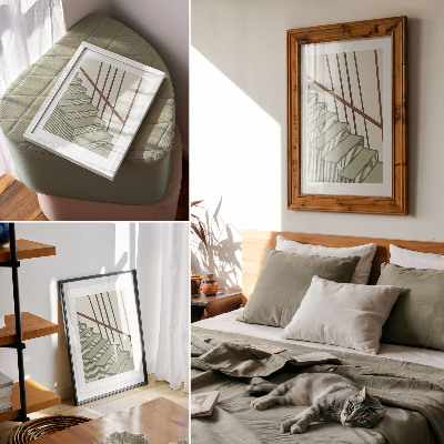 Art print Stairs drawing